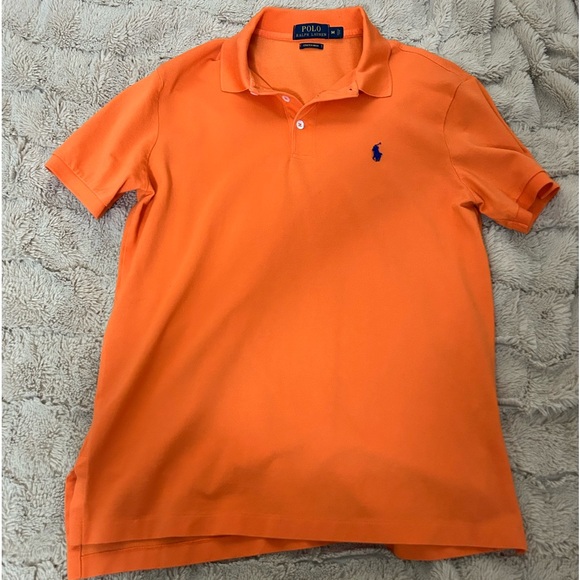 Polo by Ralph Lauren orange Stretch Mesh polo shirt - Men’s size medium - Picture 1 of 3
